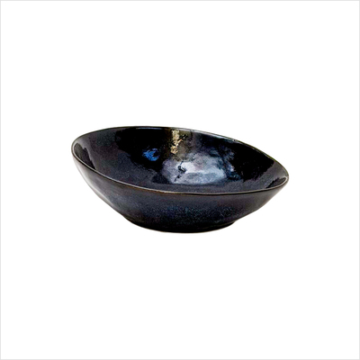 Salatschale flach 19 cm _a la maison dunkelblau__side